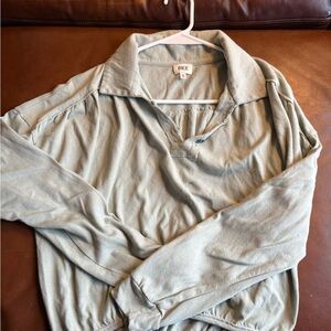 BKE Sage Green Pullover Shirt